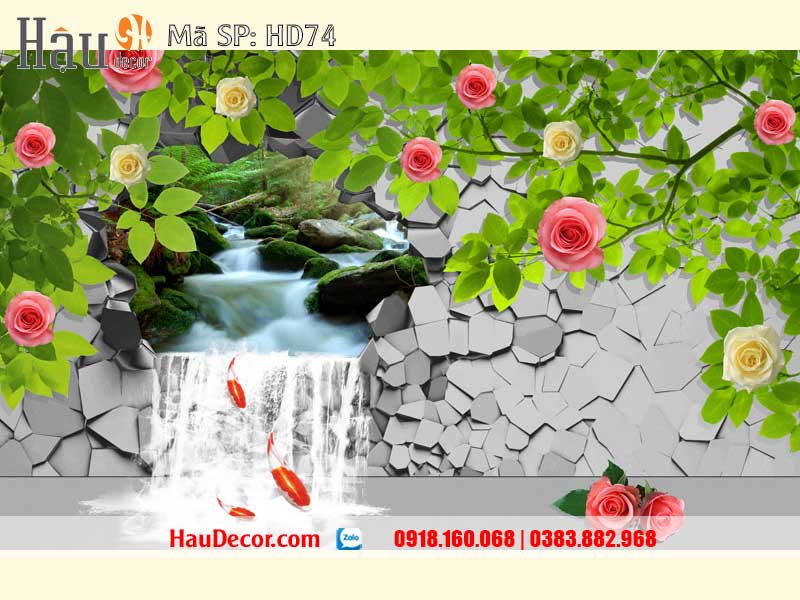 Tranh Dán Tường Cửa Sổ 3D-5D-8D HD74