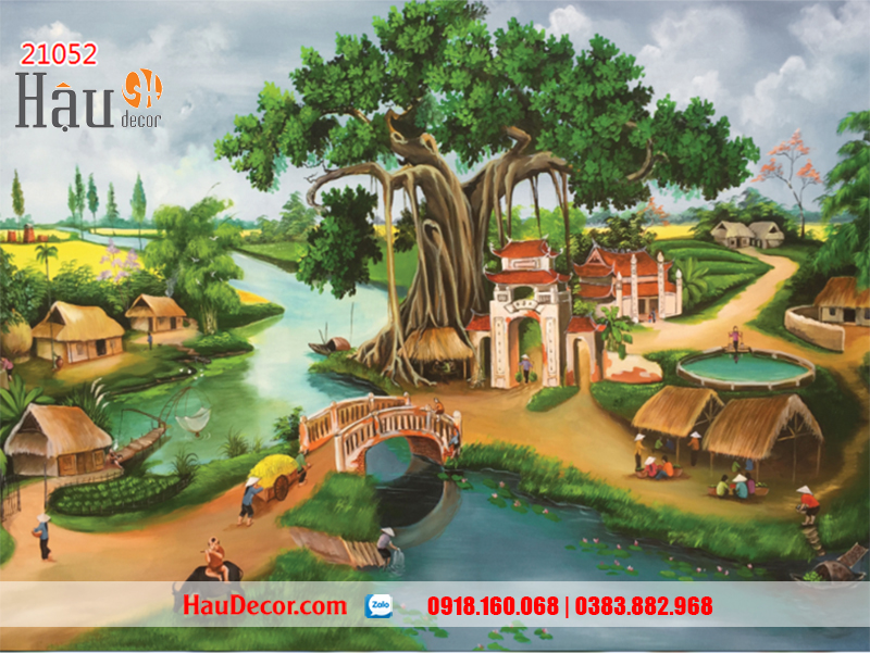Tranh Dán Tường Phong Cảnh Việt Nam 21052
