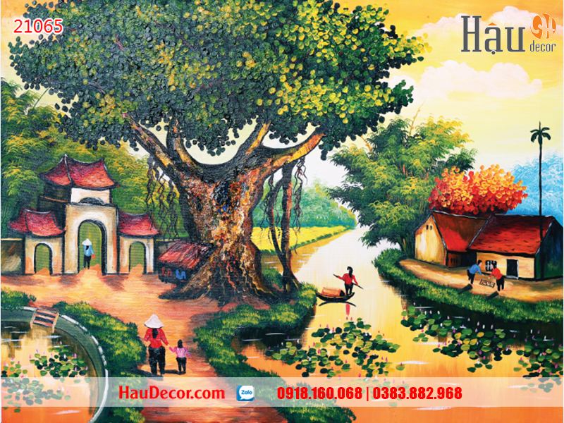 Tranh Dán Tường Phong Cảnh Việt Nam 21065