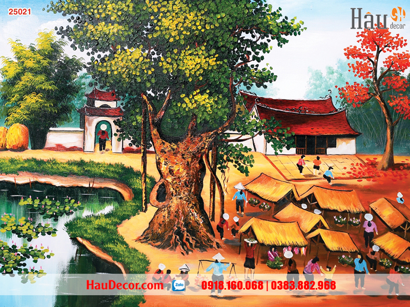 Tranh Dán Tường Phong Cảnh Việt Nam 25021