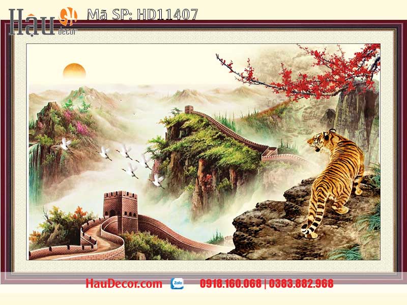 Tranh Dán Tường Sơn Thủy Hữu Tình 11407