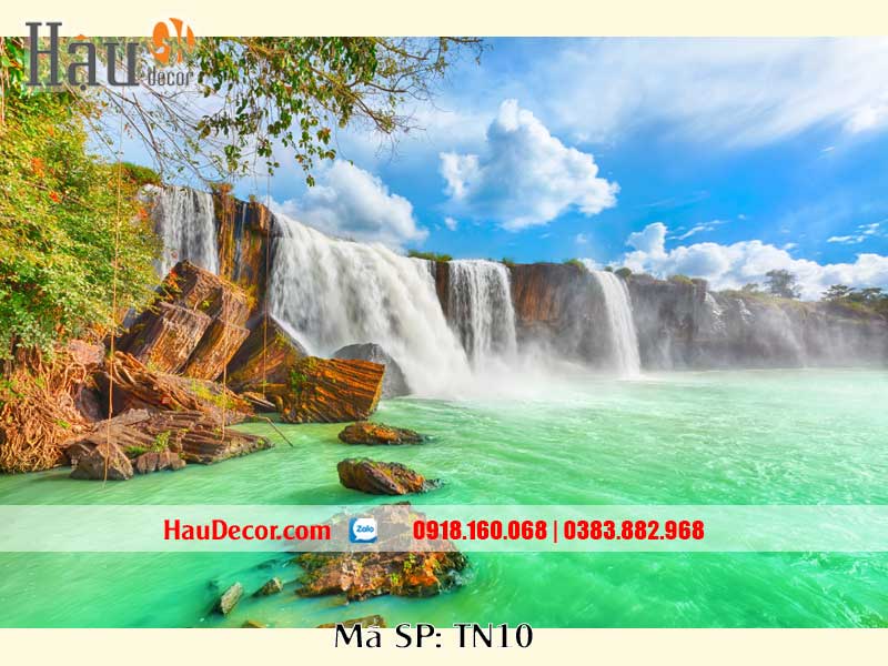 Tranh Dán Tường Phong Cảnh Thác Nước TN10