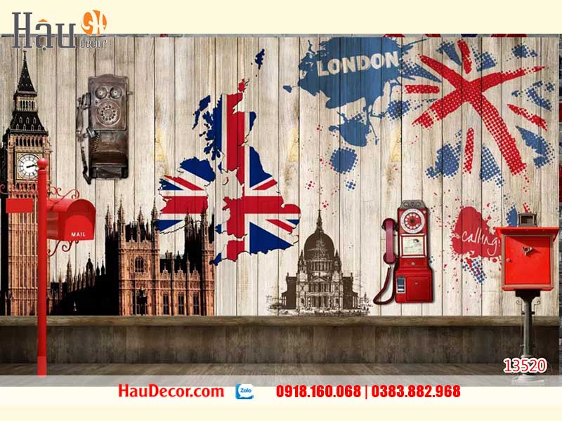 Tranh Dán Tường Nhà Hàng, Quán Cafe, Bar 13520