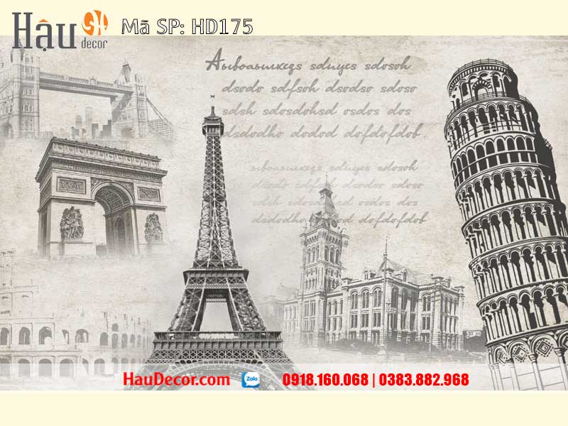 Tranh Dán Tường Nhà Hàng,Quán Cafe, Bar 175