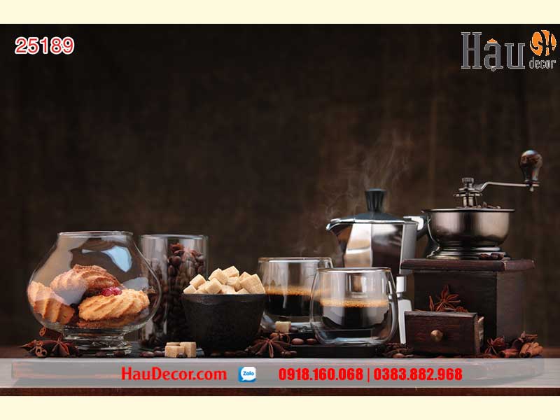 Tranh Dán Tường Nhà Hàng, Quán Cafe, Bar 25189