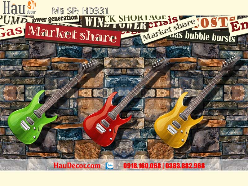 Tranh Dán Tường Nhà Hàng, Quán Cafe, Bar 331