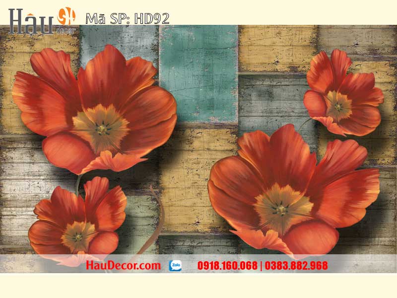 Tranh Dán Tường  Nhà Hàng, Quán Cafe, Bar 92