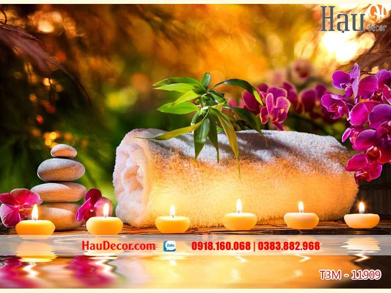 Tranh Dán Tường Trang Trí Spa 11909