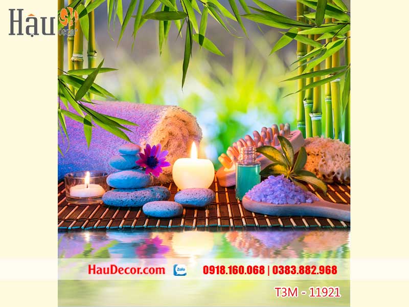 Tranh Dán Tường Trang Trí Spa 11921