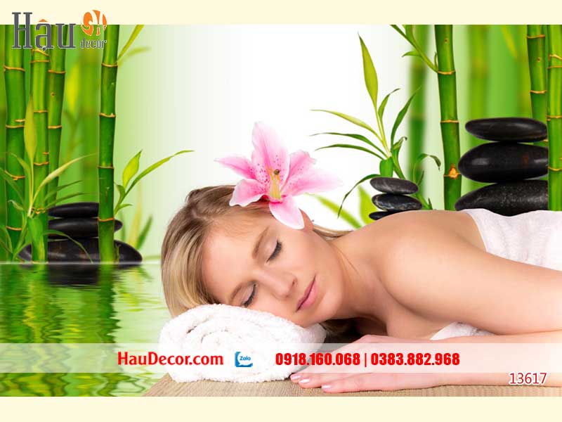 Tranh Dán Tường Trang Trí Spa 13617