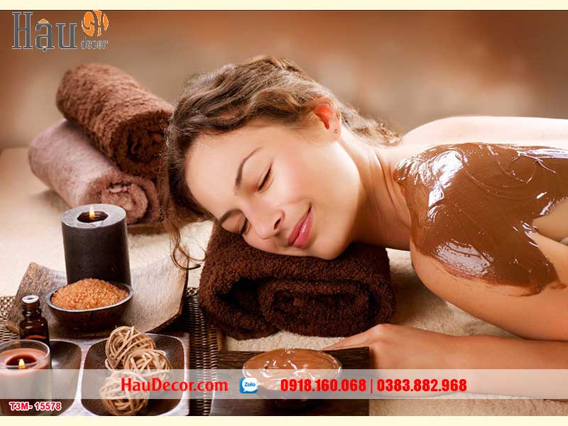 Tranh Dán Tường Trang Trí Spa 15578
