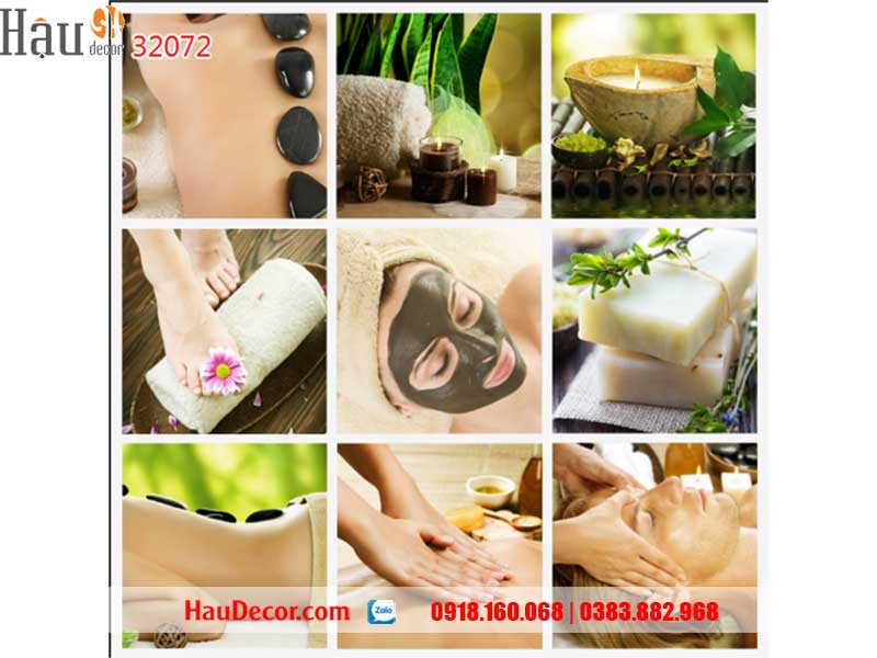 Tranh Dán Tường Trang Trí Spa 32072