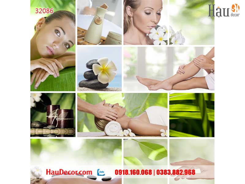 Tranh Dán Tường Trang Trí Spa 32086