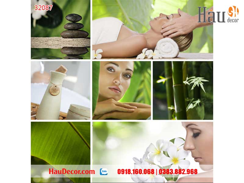 Tranh Dán Tường Trang Trí Spa 32087