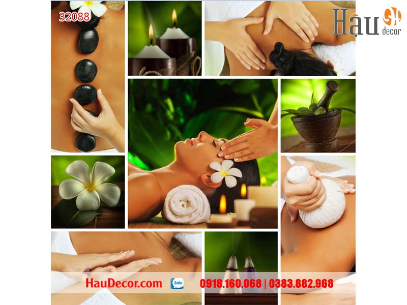 Tranh Dán Tường Trang Trí Spa 32088