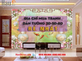 Giá tranh dán tường 3D-5D-8D như thế nào? Mua ở đâu rẻ nhất?